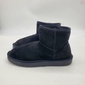 Cushionaire Shoes Women's 8.5 Hipster Cozy Ankle Winter Boots Black